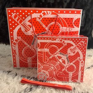 Hermès Paisley Gift Box With Ribbon and Bag